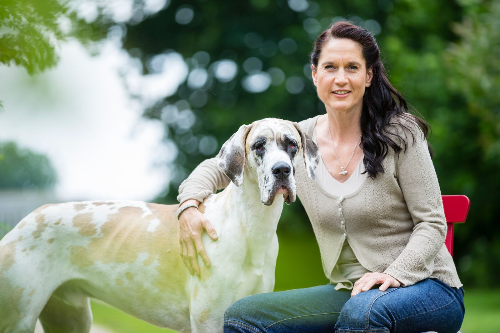 Sandra Brockmann mit Ole