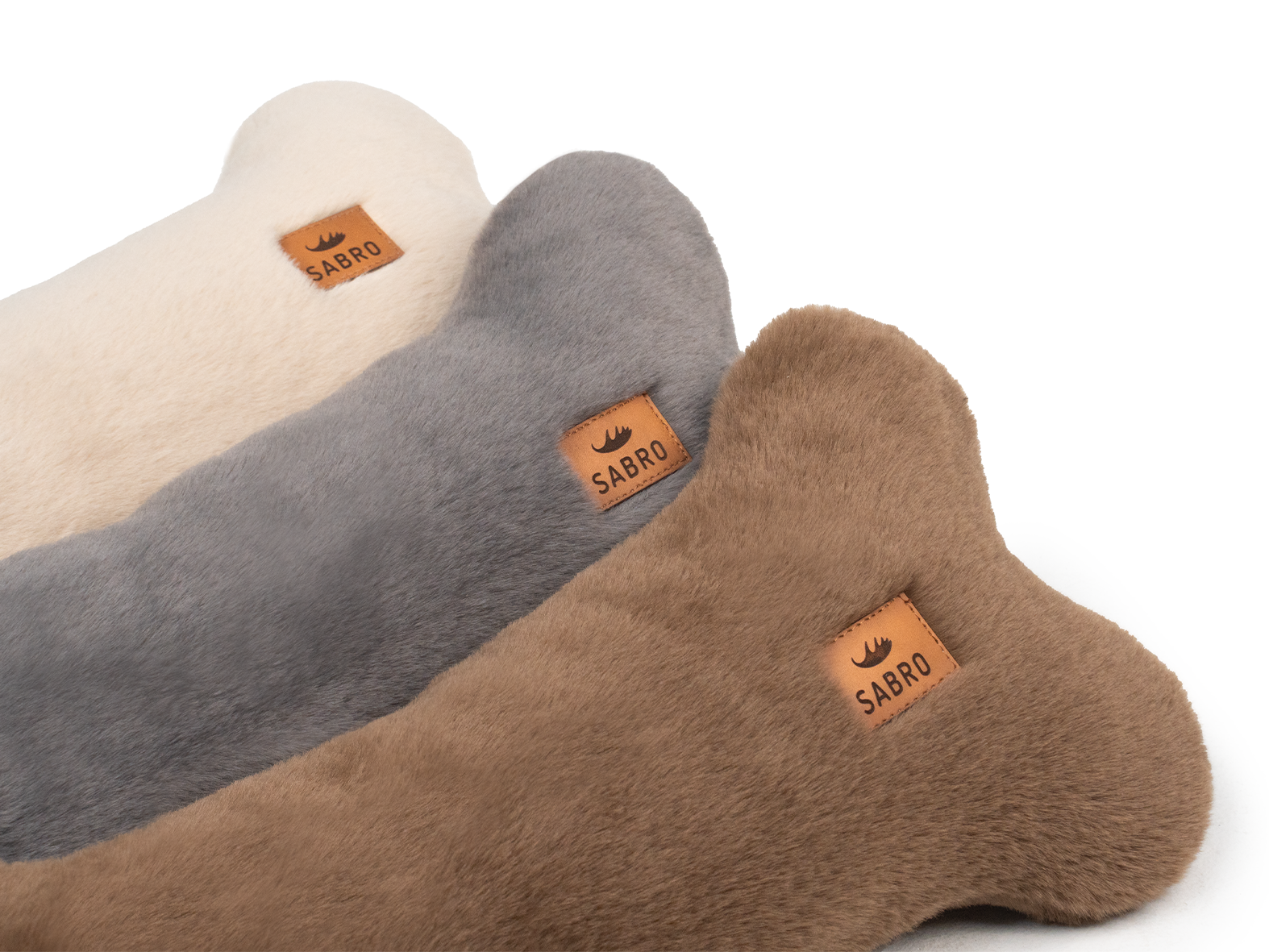 Kissen KUSCHELKNOCHEN Kuschelfell (vegan)